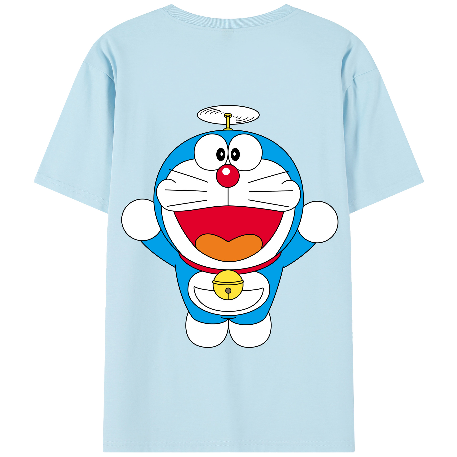 （画像用） ドラえもん Doraemon 綿100％半袖Tシャツ（背面プリント）
